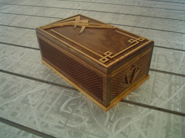 Walnut Harvest Treasure box.